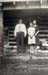 40J MARGIE, MOM & DAD, APPAMATOX LOG CABIN (MID 1940S)